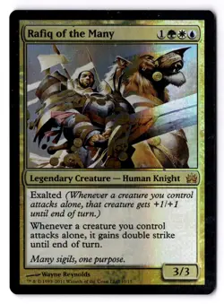 Rafiq The Many MP* FOIL From The Vault Legends ENGLISH 10/15 mtg -UnltdCards - Image 1