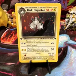 Dark Magneton 11/82 Team Rocket 1st Edition Holo EN Stage 1 60 HP 2000 - Image 1