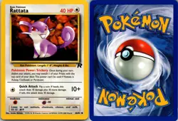 RATTATA 66/82 C TEAM ROCKET POKEMON UNLIMITED NM - Image 3