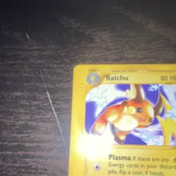 Pokemon Raichu 80 HP Rare Expedition Base Set Stage 1 061/165 2002 TCG Card - Image 2