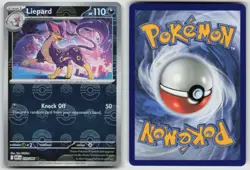 Liepard 056/086 Uncommon White Flare Pokemon Pokeball Reverse Holo NM - Image 3