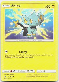 Shinx 46/156 Common Ultra Prism Pokemon LP - Image 1