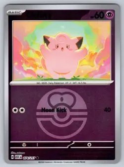 Clefairy (Love Ball) 074/217 Common Ascended Heroes Pokemon Reverse Holo NM - Image 1