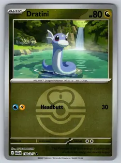 Dratini (Love Ball) 150/217 Common Ascended Heroes Pokemon Reverse Holo NM - Image 1