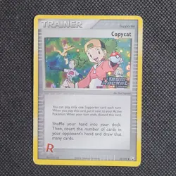 Pokemon TCG Copycat Trainer Supporter Reverse Holo 83/109 TRR English - Image 1