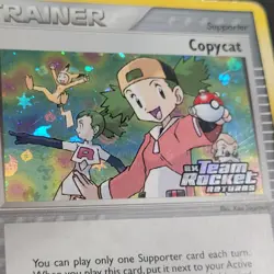Pokemon TCG Copycat Trainer Supporter Reverse Holo 83/109 TRR English - Image 3