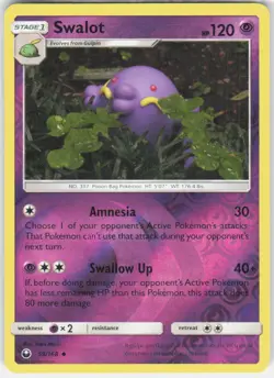 Swalot 58/168 Uncommon Celestial Storm Pokemon Reverse Holo Near Mint - Image 1