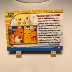 Pokemon TCG Racing Cheek to Cheek Pokemon Topps Pikachu's Vacation 48 - Image 2