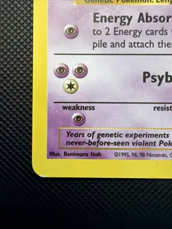 2000 Pokemon Mewtwo 14/53 Wotc Black Star ⭐ Movie Promo #14 LP/MP - Image 5