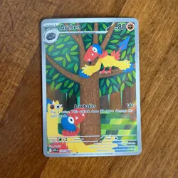Pokemon TCG Archen 131/086 Sv: White Flare Illustration Rare Holo Stage 1 EN - Image 1