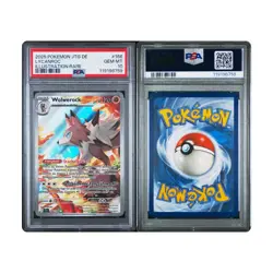 Pokemon Wolwerock Lycanroc 166/159 PSA 10 DE Reisegefahrten Illustration Rare - Image 3