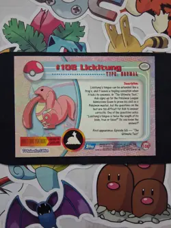 Lickitung #108 Topps TV Animation Edition NM - Image 2