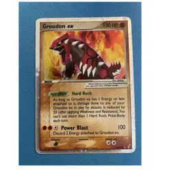Groudon ex 93/100 EX Crystal Guardians Holo Rare ENG - Image 1
