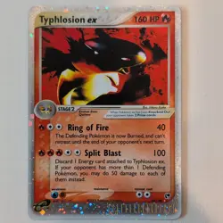 Typhlosion ex Sandstorm Holo 99/100 (2003) HP 160 Stage 2 English TPC - Image 1