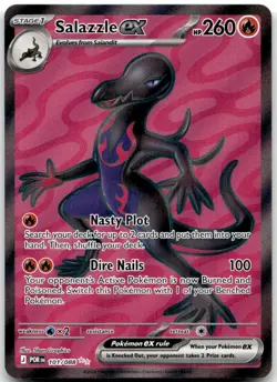 Salazzle ex 101/088 Ultra Rare Perfect Order Pokemon Holo Near Mint - Image 1