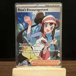 Rosa's Encouragement Ultra Rare (UR) Pokemon TCG Perfect Order #114/088 - Image 1
