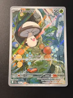 Pokemon Foongus #95 Art Rare Black Bolt - Image 1