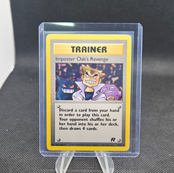 Pokemon TCG Imposter Oak's Revenge 76/82 Team Rocket Rare Eng - Image 1