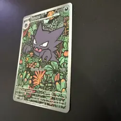Pokemon TCG Haunter 027 ME: Mega Evolution Promo Black Star Holo IR NM 2025 - Image 3