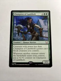 Champion of Lambholt - Commander: March of the Machine MTG + Bonus Card!!! - Image 1