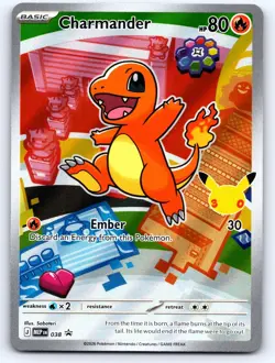 Charmander 038 Holo Promo ME: Mega Evolution Promo Pokemon Near Mint - Image 1