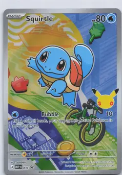Squirtle 039 Holo Promo ME: Mega Evolution Promo Pokemon Near Mint - Image 1