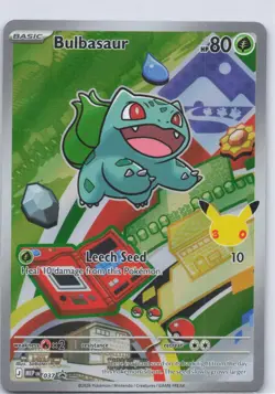 Bulbasaur 037 Holo Promo ME: Mega Evolution Promo Pokemon Near Mint - Image 1