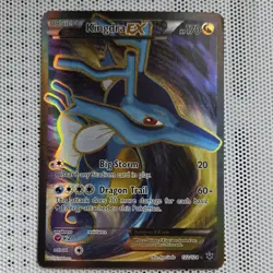 Pokemon Kingdra EX Ultra Rare Full Art Holo Fates Collide 122/124 - Image 1