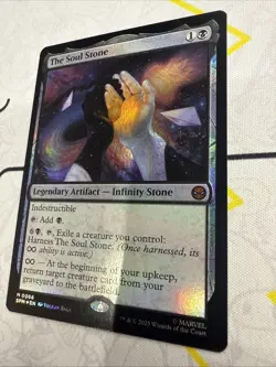 *FOIL* IN HAND THE SOUL STONE (066) Marvel's Spider-man SPM Magic MTG MINT CARD - Image 3