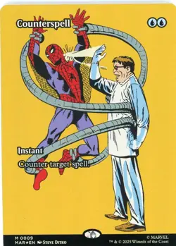 Counterspell 0009 Borderless- Mythic - MTG Spider-Man FOIL NM/M - Image 1