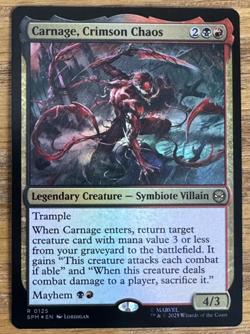MTG Marvel Spider-Man, Carnage, Crimson Chaos - Foil - Image 1