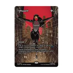 WOTC Marvel Eternal-Legal Silkguard (Borderless) (MR) (Foil) NM - Image 1