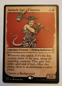 Karlach, Fury of Avernus CLB #400 Mythic Showcase Regular NM+ - Image 1