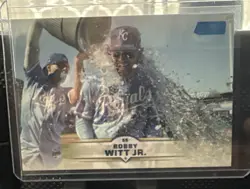2025 Topps Stadium Club #6 Bobby Witt Jr. Blue Foil SP Hobby Exclusive - Image 1