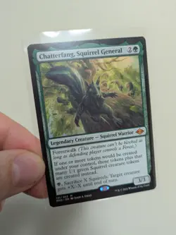 Magic: The Gathering Modern Horizons 2 Chatterfang Squirrel General NM Condition - Image 1