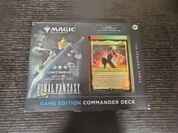 MTG Magic Final Fantasy Limit Break GAME EDITION Commander Deck SEALED! - Image 1