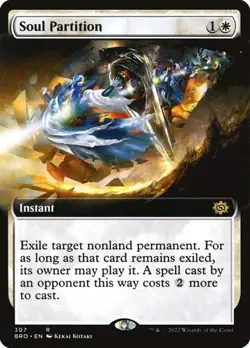 Soul Partition - Foil Extended Art BRO LP MTG - Image 1