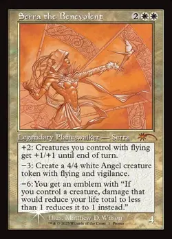 Serra the Benevolent - Foil Retro Frame Promo MagicFest 2025 LP MTG - Image 1