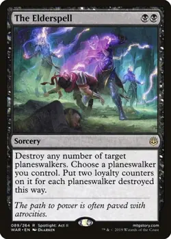 The Elderspell - Foil WAR NM MTG - Image 1