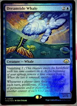 MTG - Dreamtide Whale - Foil - MH3 0059 - Modern Horizons 3 - Rare - Magic - Image 1
