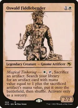 Oswald Fiddlebender - Foil Showcase AFR LP MTG - Image 1