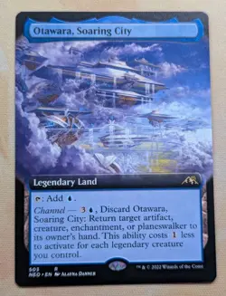 Kamigawa Neon Dynasty Otawara Soaring City Extended Art Magic The Gathering MTG - Image 1