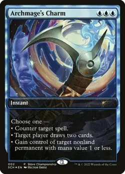 Archmage's Charm - Foil Promo SCH LP MTG - Image 1