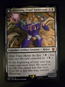 Blitzwing, Cruel Tormentor NM Transformers - The Brothers' War MTG FREE SHIPPING - Image 1