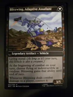 Blitzwing, Cruel Tormentor NM Transformers - The Brothers' War MTG FREE SHIPPING - Image 2