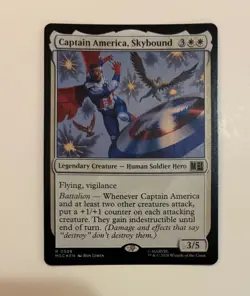 Captain America, Skybound MTG Marvel Super Heroes Foil - Image 1
