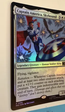 Captain America, Skybound MTG Marvel Super Heroes Foil - Image 4