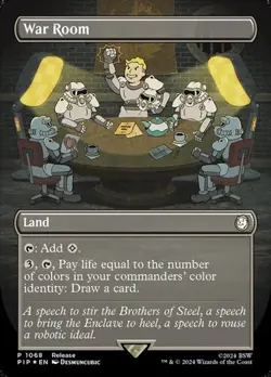 War Room - Foil Extended Art PIP LP MTG - Image 1