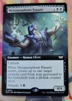 Metamorphosis Fanatic (Extended Art) MTG Commander: Duskmourn (DSC) (NM) - Image 1