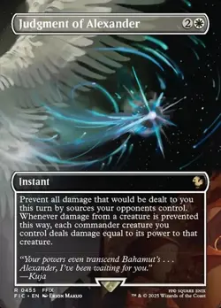 Judgment of Alexander - Foil Extended Art FIC LP MTG - Image 1